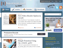 Tablet Screenshot of bavotasan.com